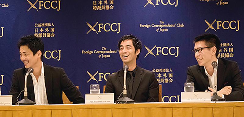 Q&A guests: Director Hiroshi Shoji and stars Shinsuke Kato and Katsuya Maiguma